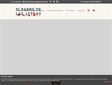 Tablet Screenshot of barrildelasletras.com